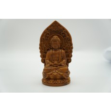 목각 약사여래불 좌상